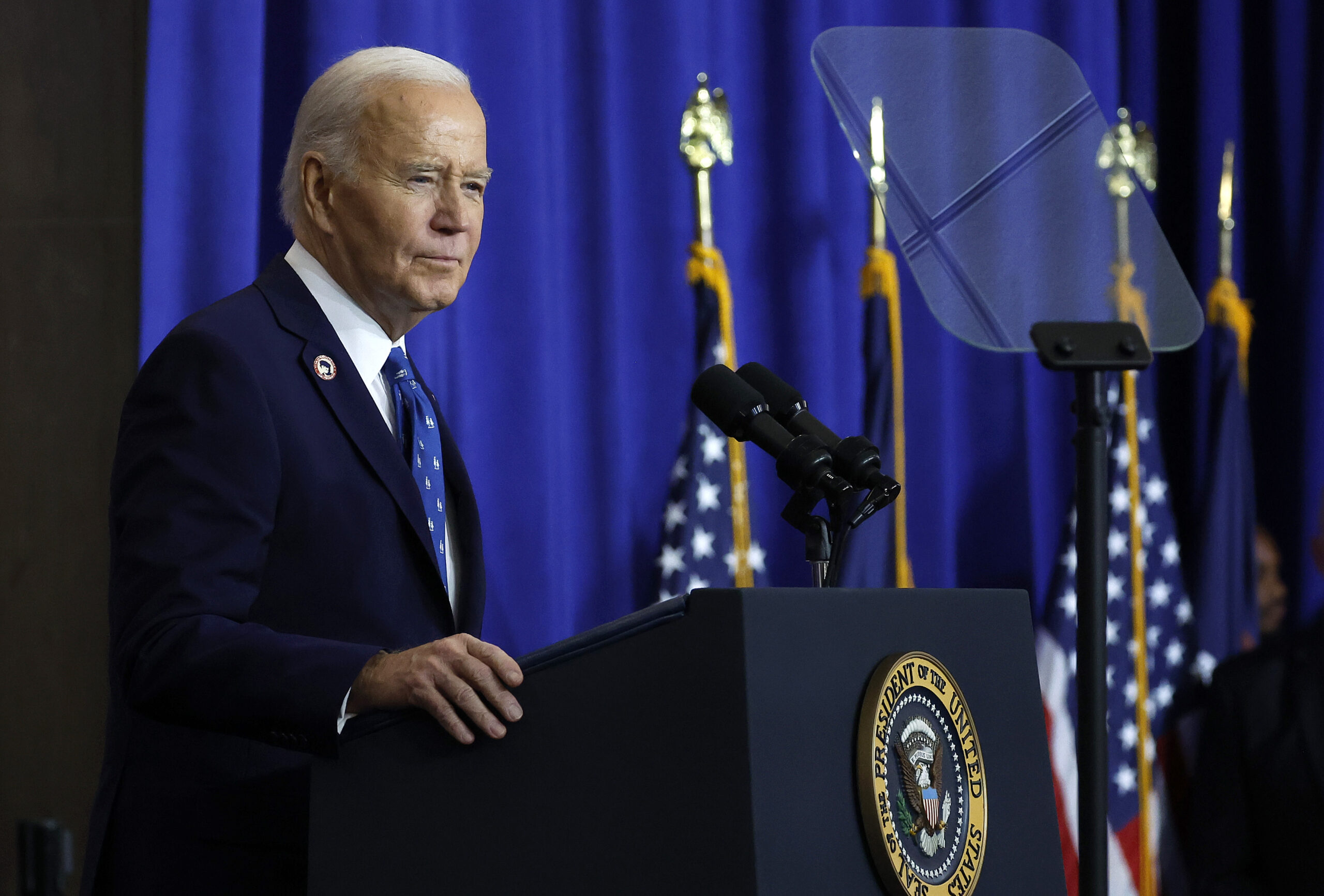 Joe Biden speaks at Department of Labor